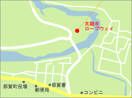 太龍寺ロープウェイ地図