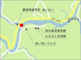 もみじ川温泉地図
