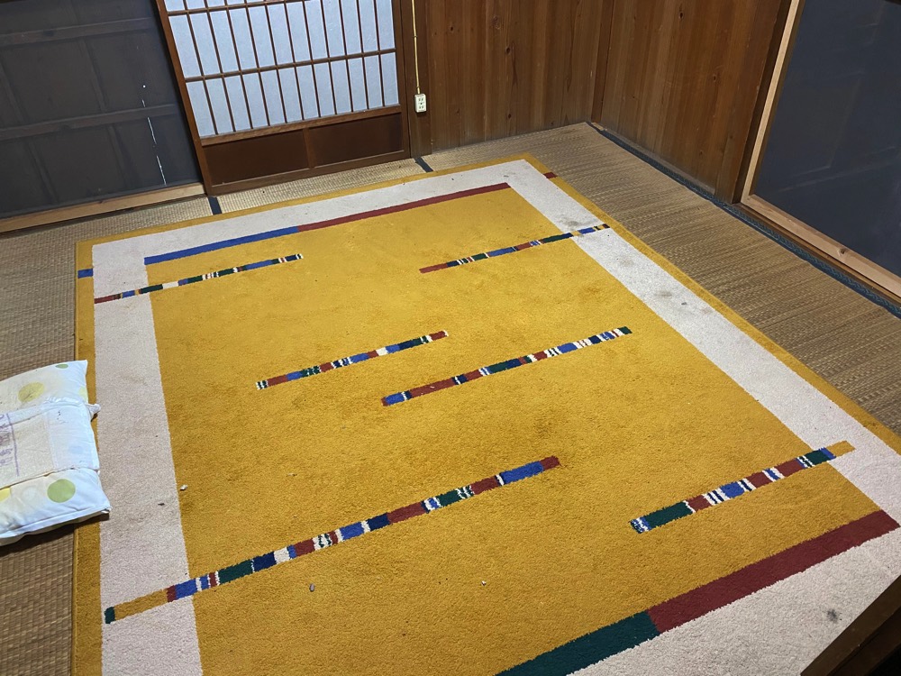 物件2の和室に絨毯が敷かれた部屋の写真