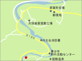 わじきライン キャンプ村の周辺地図