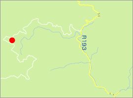 ファガスの森までの簡単な地図
