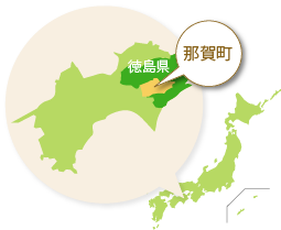 那賀町地図